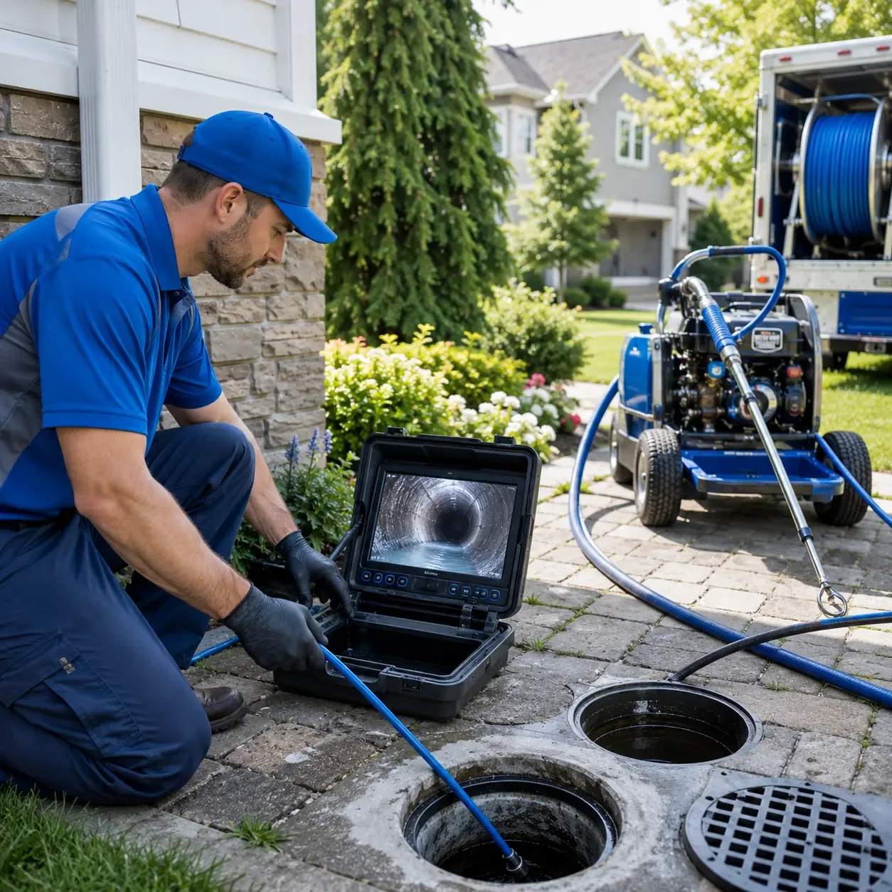 Outdoor drain cleaning professionals serving Paris, OH